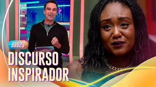 TADEU FAZ DISCURSO DE ELIMINAÇÃO EMOCIONANTE PARA SARAH ALINE 🥺  BBB 23 [upl. by Kerri]