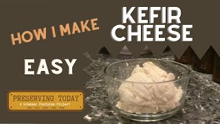 How I Make Kefir Cheese [upl. by Gian121]