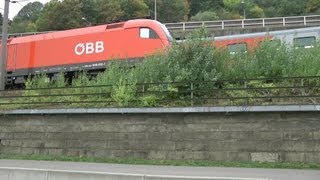 Bahnen in WienNußdorf und Wien Österreich [upl. by Ainna288]