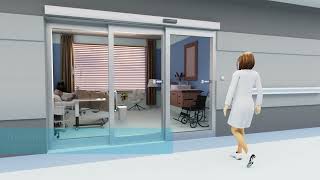 ASSA ABLOY SL Hygienic ICU 521 Door [upl. by Nomra]