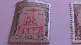 My 1914 Postes Persanes Postage Stamps [upl. by Itnaihc]