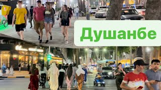 Night Walking Dushanbe таджикистан душанбе dushanbe tj tajikistan [upl. by Arriec500]