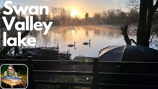 WINTER CARP FISHING 24 hours on Swan Valley lake Yateley [upl. by Nimesay79]