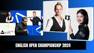 🔴LIVEReanne Evans Vs Mink Nutcharut ENGLISH OPEN SNOOKER CHAMPIONSHIP 2024 score board [upl. by Lleroj69]