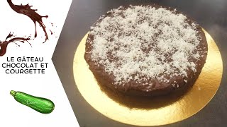 Le gâteau chocolat courgette  sans gluten et sans lactose [upl. by Ahsauqram]