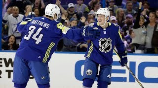 Best plays from the 2018 NHL AllStar Game [upl. by Marni]