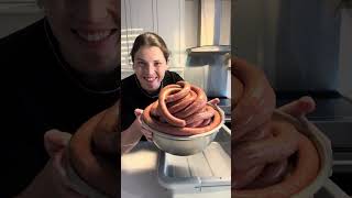 Homemade Merguez maison sausage diy algerie food recipe [upl. by Enaile274]