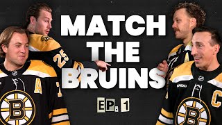 Bruins Compete In Ultimate Teammate Trivia Challenge  Match the Bruins Ep 1 [upl. by Ardied]