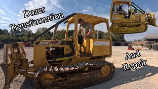 Sometimes you win sometimes you loose John Deere 450G dozer has issues that we try to fix [upl. by Oicirtap]