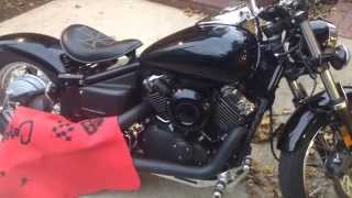 2008 Yamaha VStar 650 Winter Storage quotWinterizationquot Part 1 [upl. by Ardnassac998]