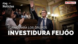 INVESTIDURA FEIJÓO El PSOE VOX SUMAR ERC y JUNTS contestan al PRESIDENTE del PP PRIMER DÍA [upl. by Rachelle785]