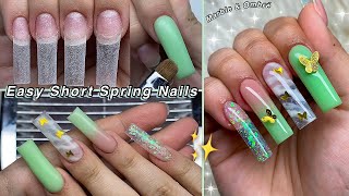 Do Gel X Nails With Me 💅🏽 Fall Nails At Home  gel x nails tutorial [upl. by Clabo]