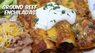 Ground Beef Enchiladas  Easy Enchilada Recipe  MOLCS Easy Recipes [upl. by Pinebrook951]