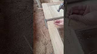 a process for making cupboard doors shorts fyp virals carpenter woodworking [upl. by Enelram]