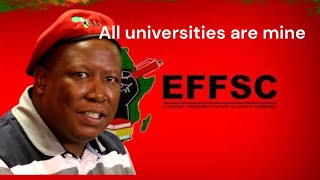 JULIUS MALEMA EFFSC TRUSTED BY MANY UNIVERSITY STUDENTS THAN ANC SASCO [upl. by Attenaz]