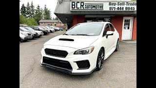 2019 Subaru WRX STI Limited Manual wLip Spoiler Portland Oregon [upl. by Hercule]