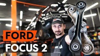 Wie FORD FOCUS 2 DA Querlenker hinten  Achslenker hinten wechseln TUTORIAL AUTODOC [upl. by Notelrahc]