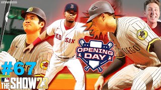 OPENING DAY BOMBS AND TIM ANDERSON KNOCKOUT PUNCHES  MLB The Show 23  Road To The Show 67 [upl. by Aschim]