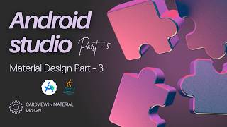 How to use CardView  Android studio basic  Android studio Part  5  Material Design part  3 [upl. by Lamoureux]