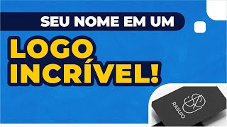 Criando logo com o nome dos inscritos  RASUIO [upl. by Reyem]