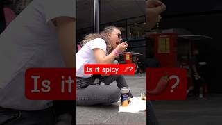 Romanian Girls Epic Reaction to Flavorful Indian Food 2 travel indianstreetfood indiansnack [upl. by Beera]