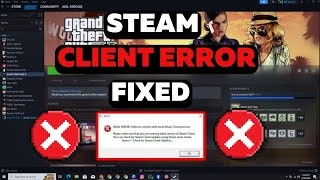 How To Fix Steam Client Error [upl. by Modestia]