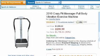 The Crazy Fit Massager Full Body Vibration Exercise Machine Review [upl. by Frederica954]