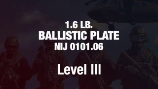 16 Ballistic Plate Level III [upl. by Motteo520]