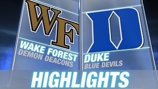 Wake Forest vs Duke  2014 ACC Football Highlights [upl. by Nilek781]