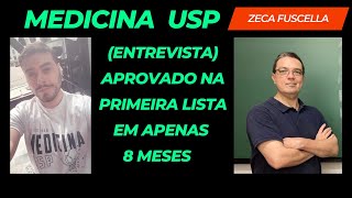 Aprovado em Medicina USP em 8 Meses de Estudo Apenas  Entrevista com Eduardo Carmona [upl. by Petula]