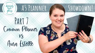 Part Seven  Common Planner vs Aura Estelle A5 Comp Weekly Vertical  A5 Planners  Mandy Lynn Plans [upl. by Latea]