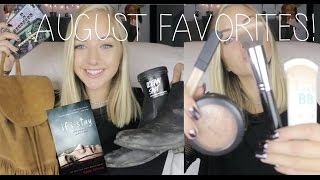 August Favorites 2014  Maddi Bragg [upl. by Alleul671]