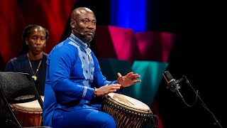 How traditional djembe drumming can help heal trauma  Francis Agyakwa  TEDxMileHigh [upl. by Abeh]