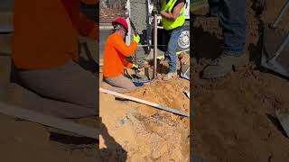 Pouring Concrete at a Job Site [upl. by Noryak407]