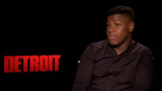 John Boyega on His Role in quotDetroitquot [upl. by Garrott]