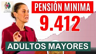 💥AUMENTA la Pensión MINIMA 9812 Adultos Mayores ¡Atención💥 [upl. by Evelina]