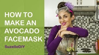 How to Make an Avocado Facemask [upl. by Bondie740]