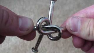 How to solve the twisted nail puzzle in 17 seconds [upl. by Nuawad]