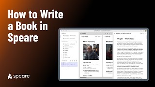 How to Write a Book in Speare  Speare Tutorial  Scrivener Alternative [upl. by Mcconaghy994]