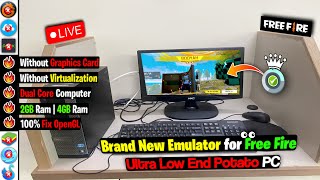 2024 Brand New Emulator For Free Fire Low End PC  Best Android Emulator For PC  No Lag PC Emulator [upl. by Manfred]