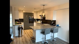 Garage conversion  Converting a Garage into a Kitchen  kitchen design  kitchen Installation [upl. by Ailekahs]