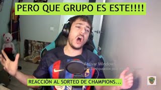 😱REACCIÓN AL SORTEO CHAMPIONS NOOOO🥶 [upl. by Einuj]