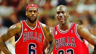 LeBron James Meets Michael Jordan In 1995–96 [upl. by Lafleur]