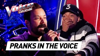 Superstars PRANK The Voice coaches with unexpected Blind Auditions [upl. by Aimehs]