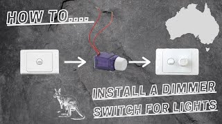 How To Install A Dimmer Switch For Your Lights 2024 [upl. by Eiggem]