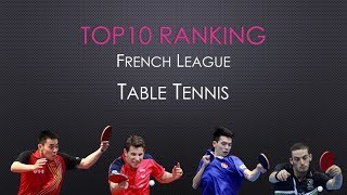 TOP10 Ranking Players of the French league Table Tennis [upl. by Nybbor209]