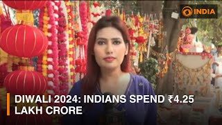 Rs 425 lakh crore spending  Why Diwali is Indias biggest economic event  Muhurat trading 2024 [upl. by Pascasia]