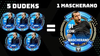 HOW TO GET MASCHERANO BY USING DUDEK  FCMOBILE [upl. by Laspisa]