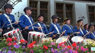 Kadettenmusik Thun Konzert auf dem Rathausplatz 2012 [upl. by Zeralda]