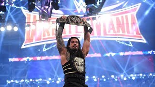 Roman Reigns beats Triple H for the WWE Championship WrestleMania 32 [upl. by Warfield]